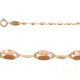Feine Ankerkette 1,7 mm breit, russisches Gold 585, Rotgold Damen Halskette