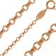 Feine Ankerkette 1,9 mm breit, russisches Gold 585, Rotgold Damen Halskette
