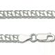925 Sterling Silber Kette, ca. 3,5x1,40 mm breit,