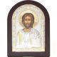 Die Ikone des Christus Pantokrator, Silber, 12,5x16,5 cm