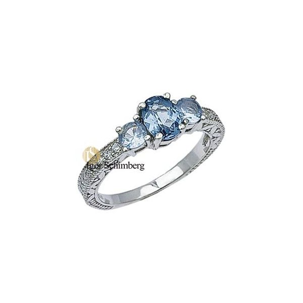 Zoloto-Rus, 925er Silber Ring mit den blauen und weißen Zirkonia Steinen  art. 1136073-200 SILBERSCHMUCK in Deutschland